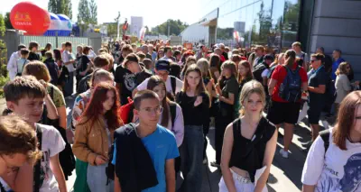 Crowde of young people attending EuroSkills Gdanks 2023