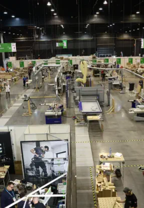 Competition Workshop Setup and ready